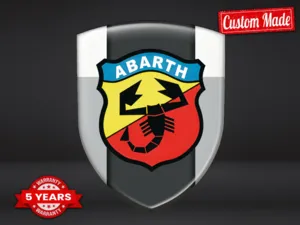 Fiat Abarth Insignias Auto Rendimiento Máximo Estilo Pro Duradero